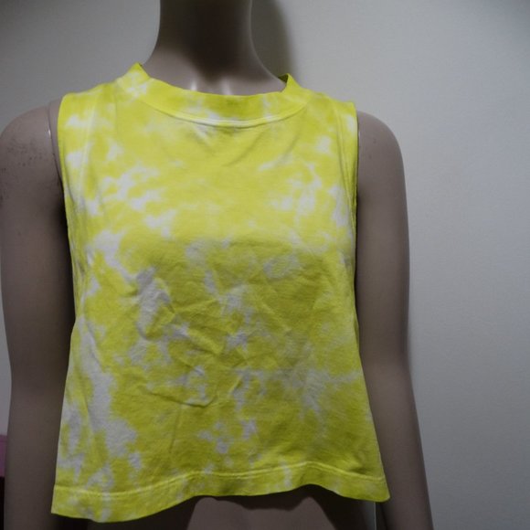 Lululemon All Yours Cropped Cotton Tank Marmoleado Tie Dye Size 8 & 10 New - Picture 4 of 5